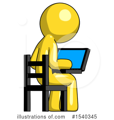 Royalty-Free (RF) Yellow  Design Mascot Clipart Illustration by Leo Blanchette - Stock Sample #1540345
