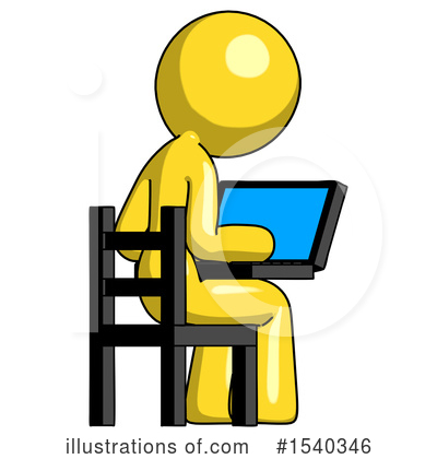 Royalty-Free (RF) Yellow  Design Mascot Clipart Illustration by Leo Blanchette - Stock Sample #1540346