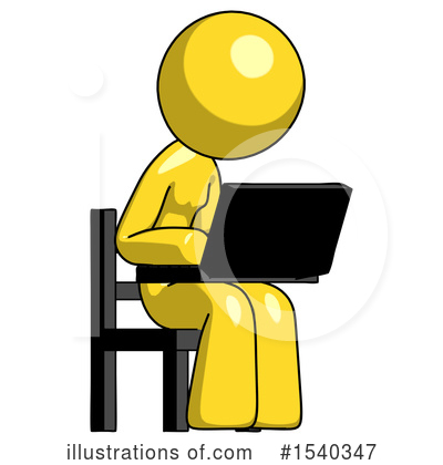 Royalty-Free (RF) Yellow  Design Mascot Clipart Illustration by Leo Blanchette - Stock Sample #1540347