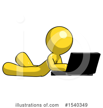 Royalty-Free (RF) Yellow  Design Mascot Clipart Illustration by Leo Blanchette - Stock Sample #1540349