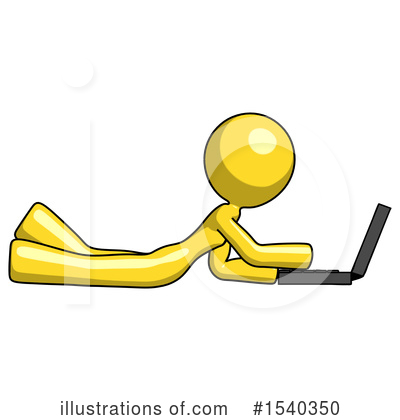 Royalty-Free (RF) Yellow  Design Mascot Clipart Illustration by Leo Blanchette - Stock Sample #1540350