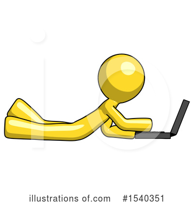 Royalty-Free (RF) Yellow  Design Mascot Clipart Illustration by Leo Blanchette - Stock Sample #1540351
