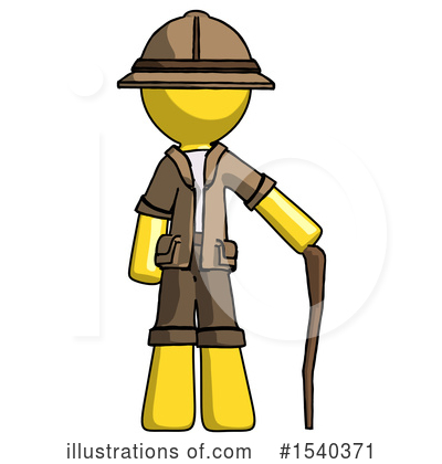 Royalty-Free (RF) Yellow  Design Mascot Clipart Illustration by Leo Blanchette - Stock Sample #1540371