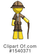 Yellow  Design Mascot Clipart #1540371 by Leo Blanchette