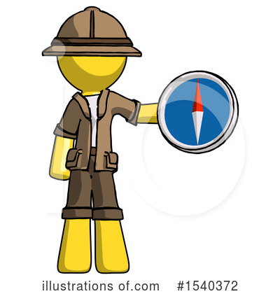 Royalty-Free (RF) Yellow  Design Mascot Clipart Illustration by Leo Blanchette - Stock Sample #1540372