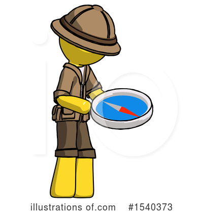Royalty-Free (RF) Yellow  Design Mascot Clipart Illustration by Leo Blanchette - Stock Sample #1540373