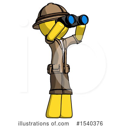 Royalty-Free (RF) Yellow  Design Mascot Clipart Illustration by Leo Blanchette - Stock Sample #1540376