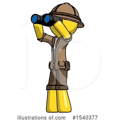 Royalty-Free (RF) Yellow  Design Mascot Clipart Illustration by Leo Blanchette - Stock Sample #1540377