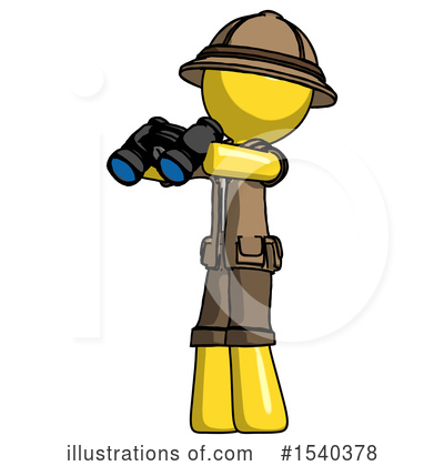 Royalty-Free (RF) Yellow  Design Mascot Clipart Illustration by Leo Blanchette - Stock Sample #1540378
