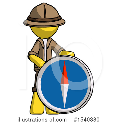 Royalty-Free (RF) Yellow  Design Mascot Clipart Illustration by Leo Blanchette - Stock Sample #1540380
