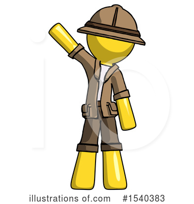 Royalty-Free (RF) Yellow  Design Mascot Clipart Illustration by Leo Blanchette - Stock Sample #1540383