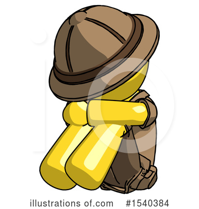 Royalty-Free (RF) Yellow  Design Mascot Clipart Illustration by Leo Blanchette - Stock Sample #1540384