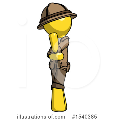 Royalty-Free (RF) Yellow  Design Mascot Clipart Illustration by Leo Blanchette - Stock Sample #1540385