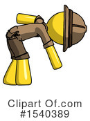 Yellow  Design Mascot Clipart #1540389 by Leo Blanchette