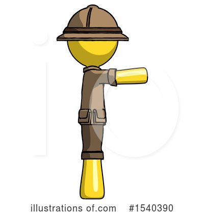 Royalty-Free (RF) Yellow  Design Mascot Clipart Illustration by Leo Blanchette - Stock Sample #1540390
