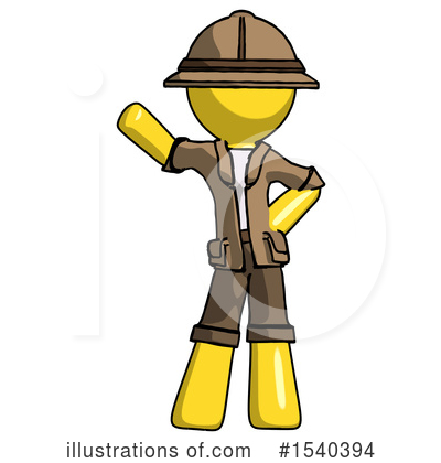 Royalty-Free (RF) Yellow  Design Mascot Clipart Illustration by Leo Blanchette - Stock Sample #1540394