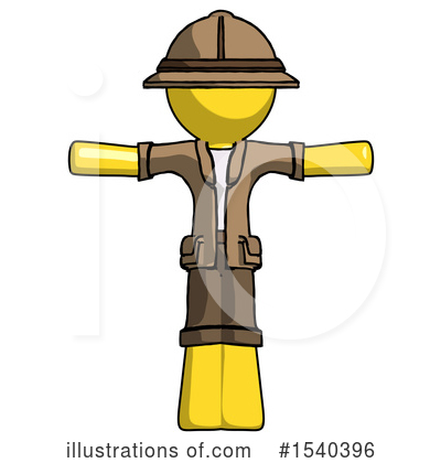 Royalty-Free (RF) Yellow  Design Mascot Clipart Illustration by Leo Blanchette - Stock Sample #1540396