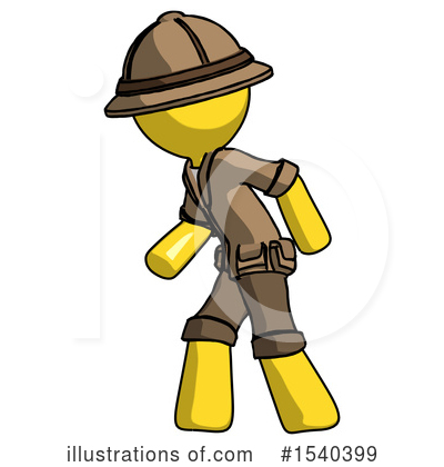 Royalty-Free (RF) Yellow  Design Mascot Clipart Illustration by Leo Blanchette - Stock Sample #1540399