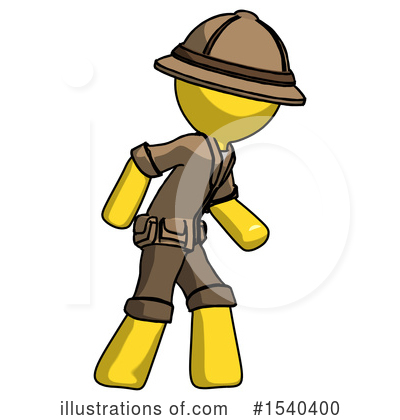 Royalty-Free (RF) Yellow  Design Mascot Clipart Illustration by Leo Blanchette - Stock Sample #1540400