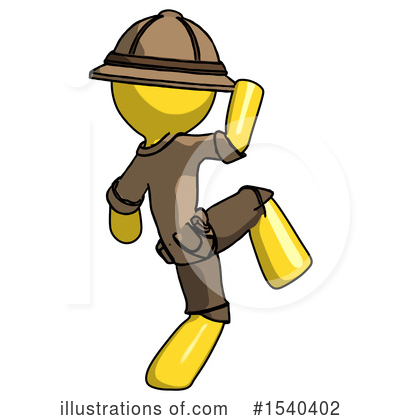 Royalty-Free (RF) Yellow  Design Mascot Clipart Illustration by Leo Blanchette - Stock Sample #1540402