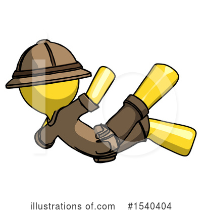 Royalty-Free (RF) Yellow  Design Mascot Clipart Illustration by Leo Blanchette - Stock Sample #1540404