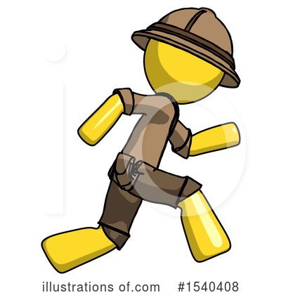Royalty-Free (RF) Yellow  Design Mascot Clipart Illustration by Leo Blanchette - Stock Sample #1540408