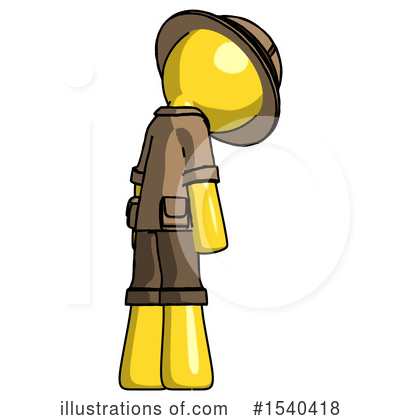 Royalty-Free (RF) Yellow  Design Mascot Clipart Illustration by Leo Blanchette - Stock Sample #1540418
