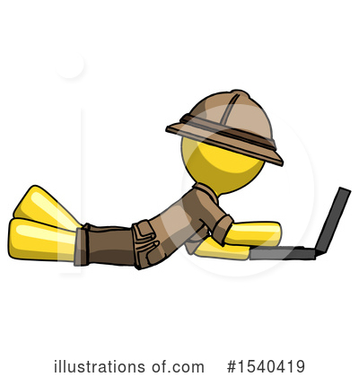 Royalty-Free (RF) Yellow  Design Mascot Clipart Illustration by Leo Blanchette - Stock Sample #1540419