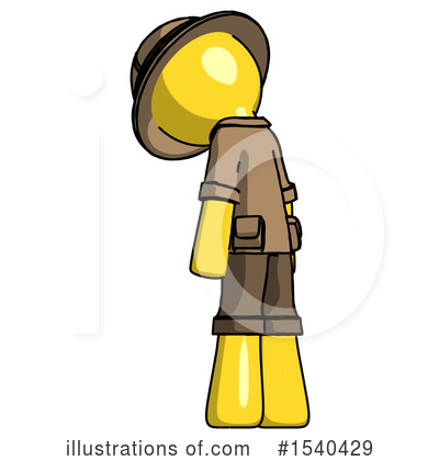 Royalty-Free (RF) Yellow  Design Mascot Clipart Illustration by Leo Blanchette - Stock Sample #1540429