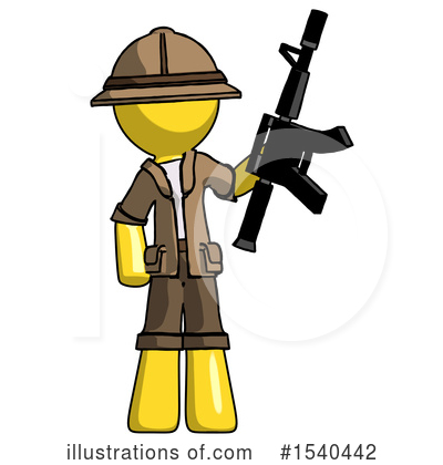 Royalty-Free (RF) Yellow  Design Mascot Clipart Illustration by Leo Blanchette - Stock Sample #1540442