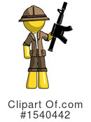 Yellow  Design Mascot Clipart #1540442 by Leo Blanchette