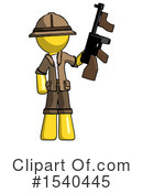 Yellow  Design Mascot Clipart #1540445 by Leo Blanchette