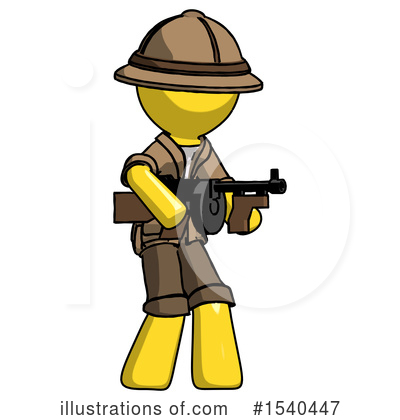 Royalty-Free (RF) Yellow  Design Mascot Clipart Illustration by Leo Blanchette - Stock Sample #1540447