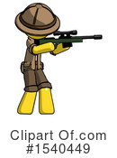 Yellow  Design Mascot Clipart #1540449 by Leo Blanchette
