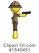Yellow  Design Mascot Clipart #1540451 by Leo Blanchette
