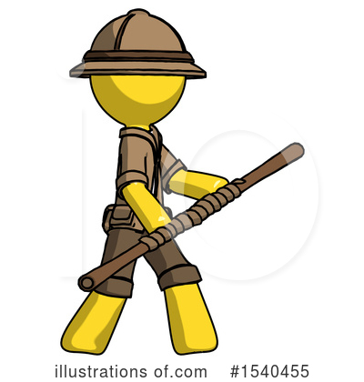 Royalty-Free (RF) Yellow  Design Mascot Clipart Illustration by Leo Blanchette - Stock Sample #1540455