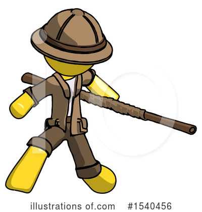Royalty-Free (RF) Yellow  Design Mascot Clipart Illustration by Leo Blanchette - Stock Sample #1540456
