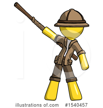 Royalty-Free (RF) Yellow  Design Mascot Clipart Illustration by Leo Blanchette - Stock Sample #1540457