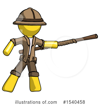 Royalty-Free (RF) Yellow  Design Mascot Clipart Illustration by Leo Blanchette - Stock Sample #1540458