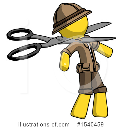 Royalty-Free (RF) Yellow  Design Mascot Clipart Illustration by Leo Blanchette - Stock Sample #1540459