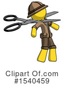 Yellow  Design Mascot Clipart #1540459 by Leo Blanchette