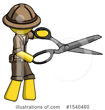 Royalty-Free (RF) Yellow  Design Mascot Clipart Illustration by Leo Blanchette - Stock Sample #1540460