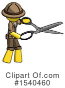 Yellow  Design Mascot Clipart #1540460 by Leo Blanchette
