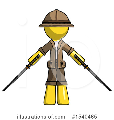 Royalty-Free (RF) Yellow  Design Mascot Clipart Illustration by Leo Blanchette - Stock Sample #1540465