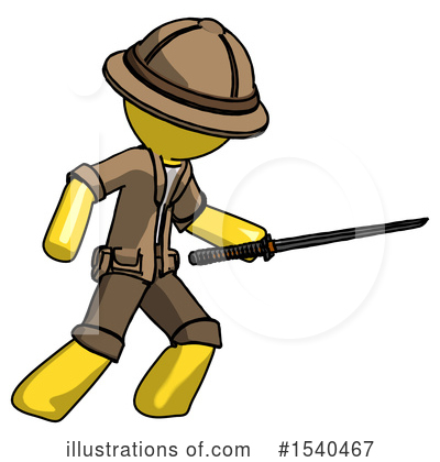 Royalty-Free (RF) Yellow  Design Mascot Clipart Illustration by Leo Blanchette - Stock Sample #1540467