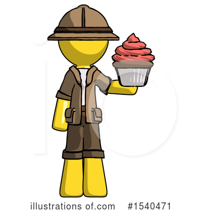 Royalty-Free (RF) Yellow  Design Mascot Clipart Illustration by Leo Blanchette - Stock Sample #1540471
