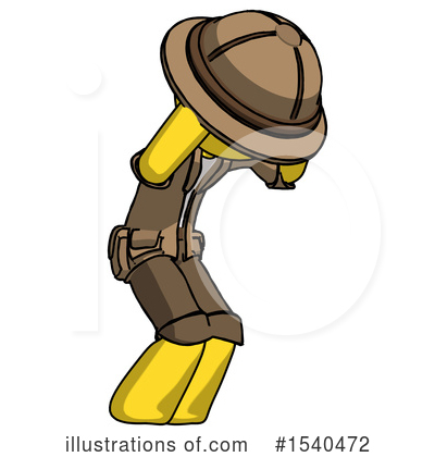 Royalty-Free (RF) Yellow  Design Mascot Clipart Illustration by Leo Blanchette - Stock Sample #1540472