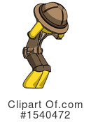 Yellow  Design Mascot Clipart #1540472 by Leo Blanchette