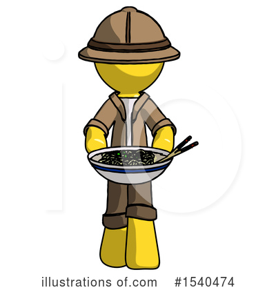 Royalty-Free (RF) Yellow  Design Mascot Clipart Illustration by Leo Blanchette - Stock Sample #1540474