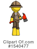 Yellow  Design Mascot Clipart #1540477 by Leo Blanchette